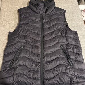 Bernardo Charcoal Quilted Vest